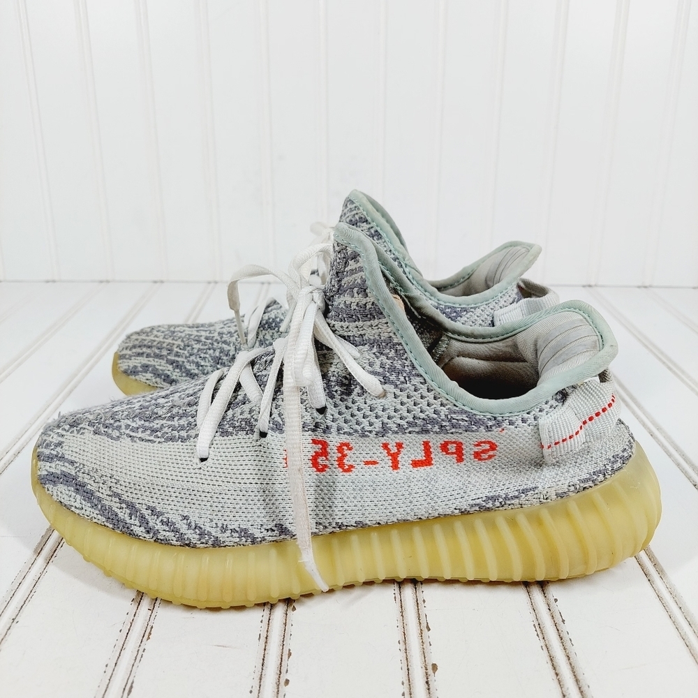 adidas Yeezy Boost 350 V2 Gray Mesh Athleisure Running Sneakers E774